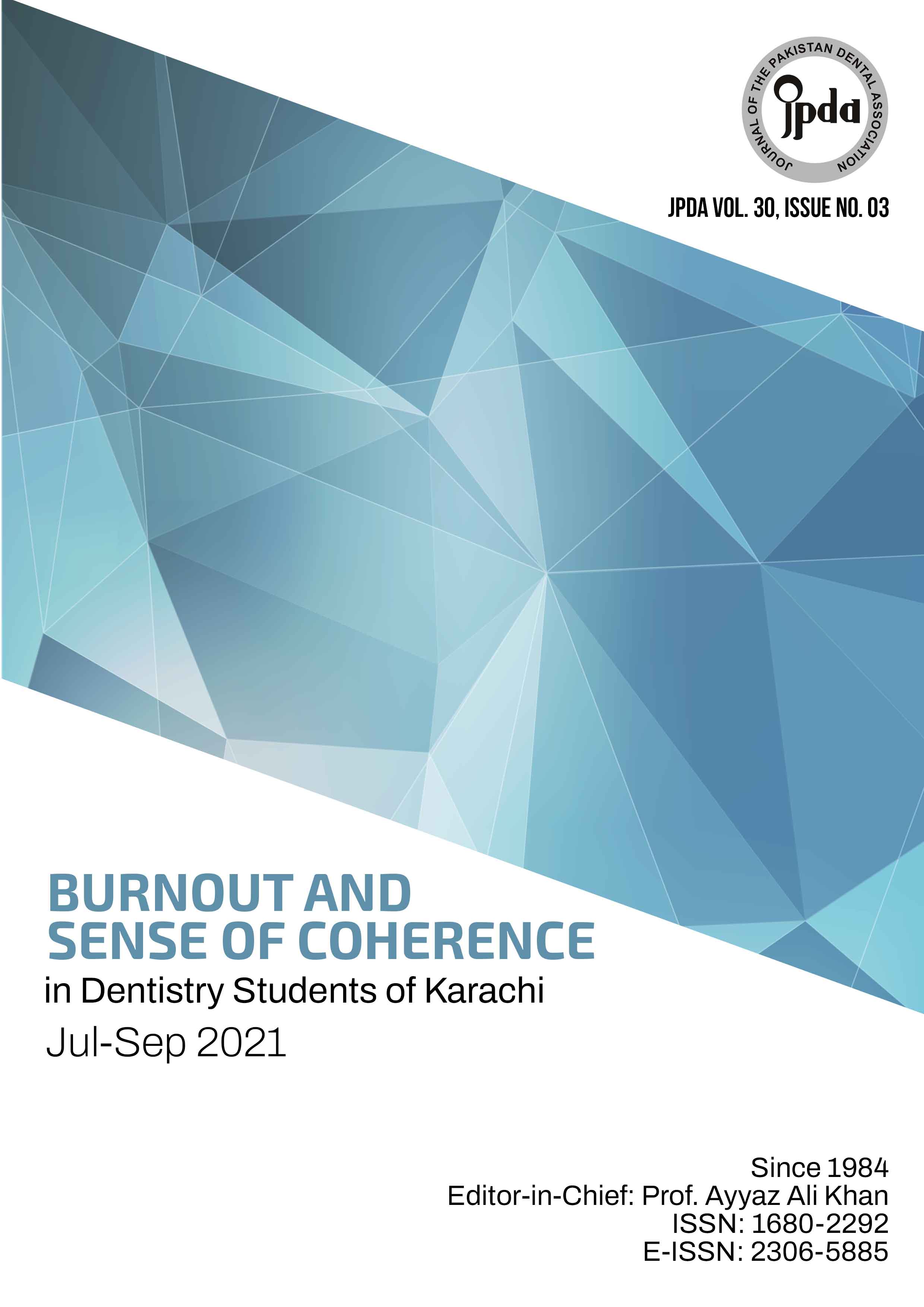Journal of The Pakistan Dental Association