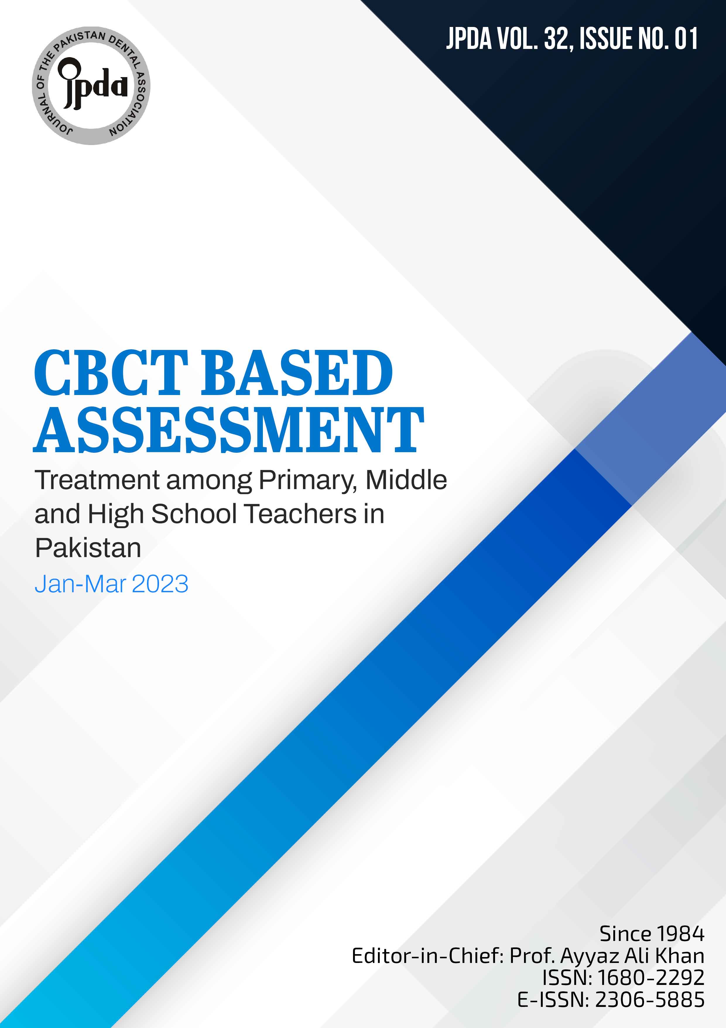 Journal of The Pakistan Dental Association
