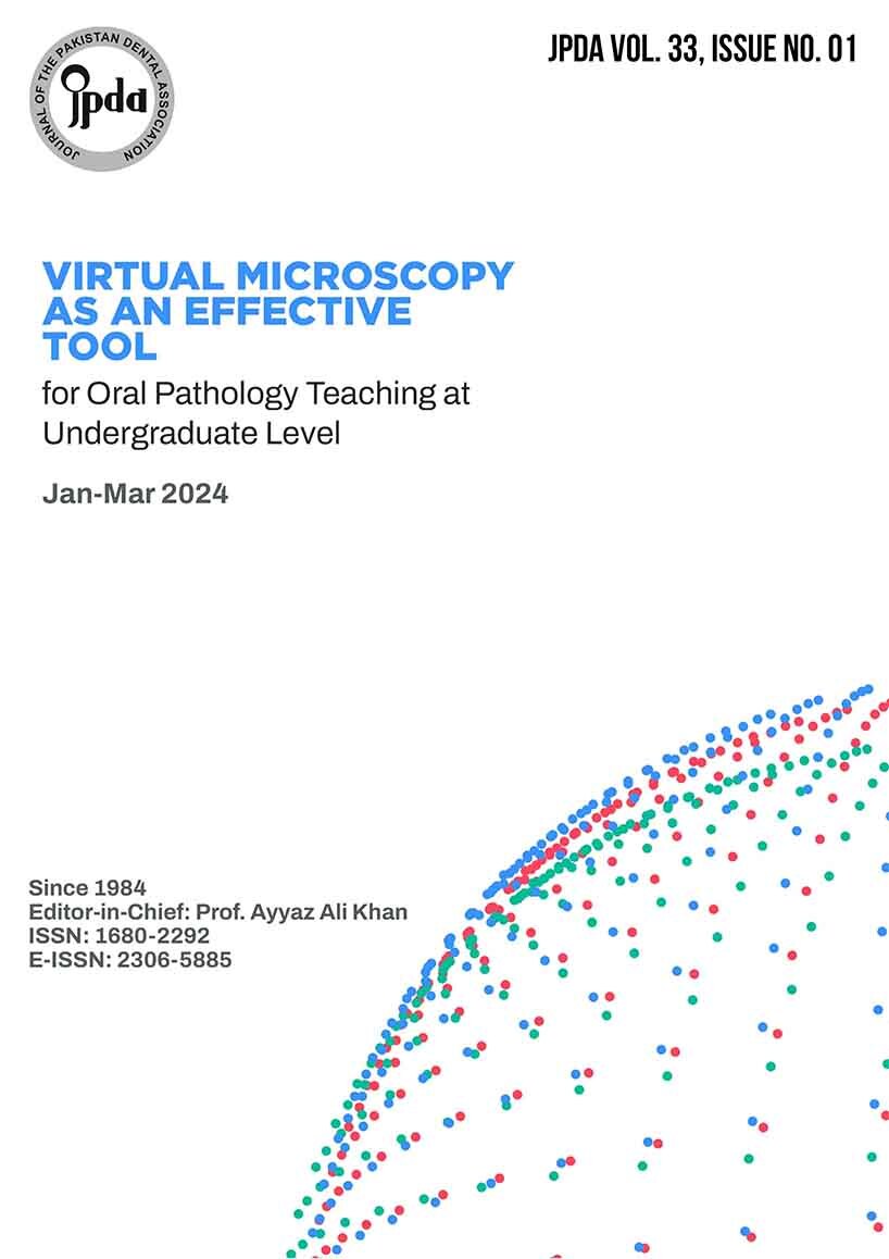 Journal of The Pakistan Dental Association