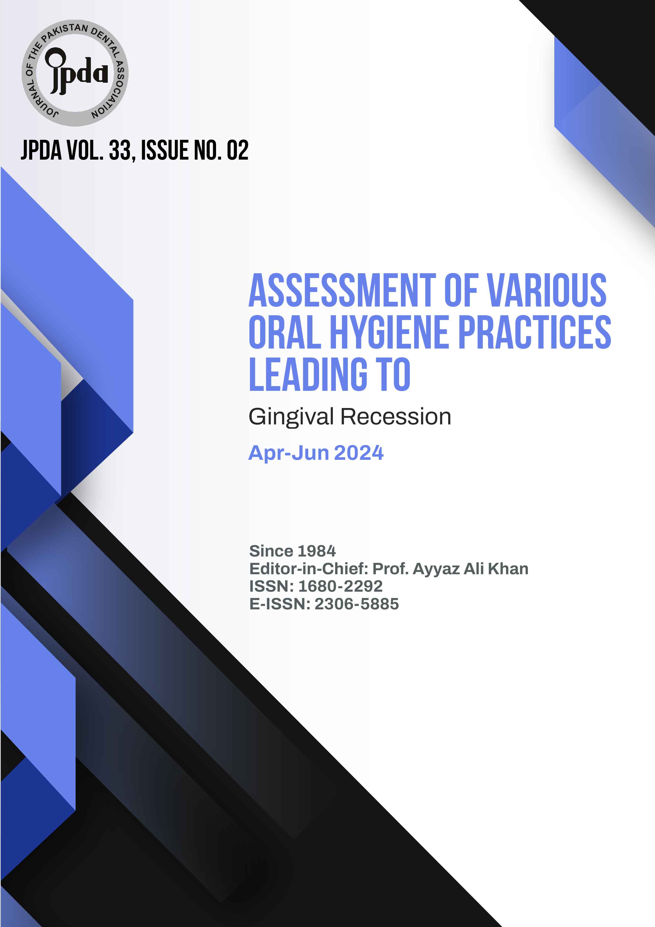 Journal of The Pakistan Dental Association