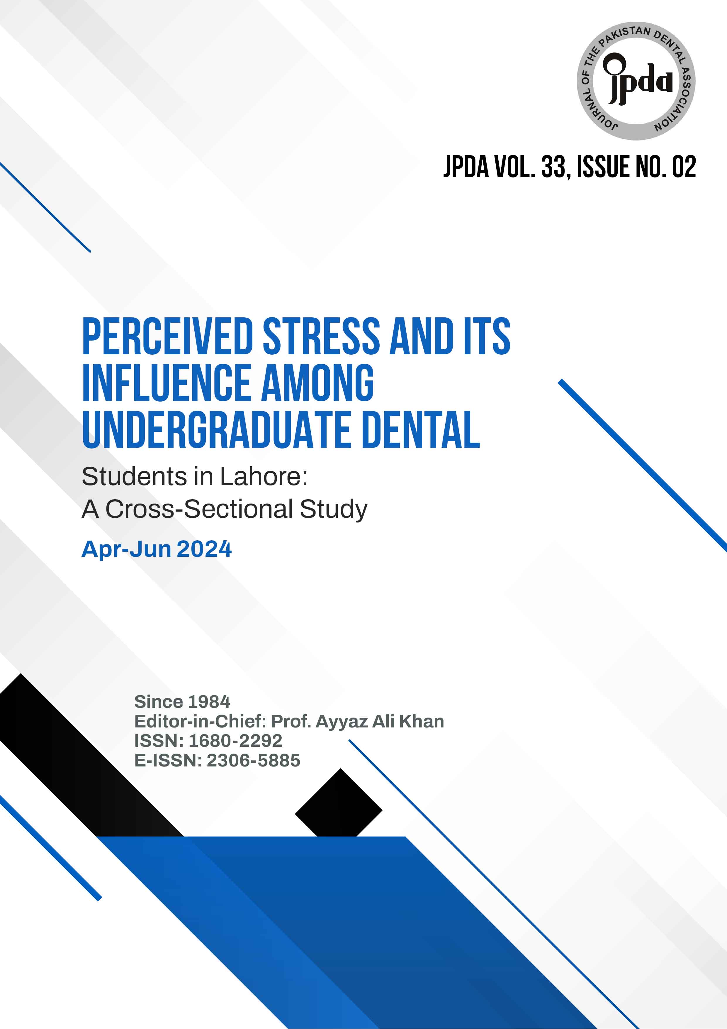 Journal of The Pakistan Dental Association