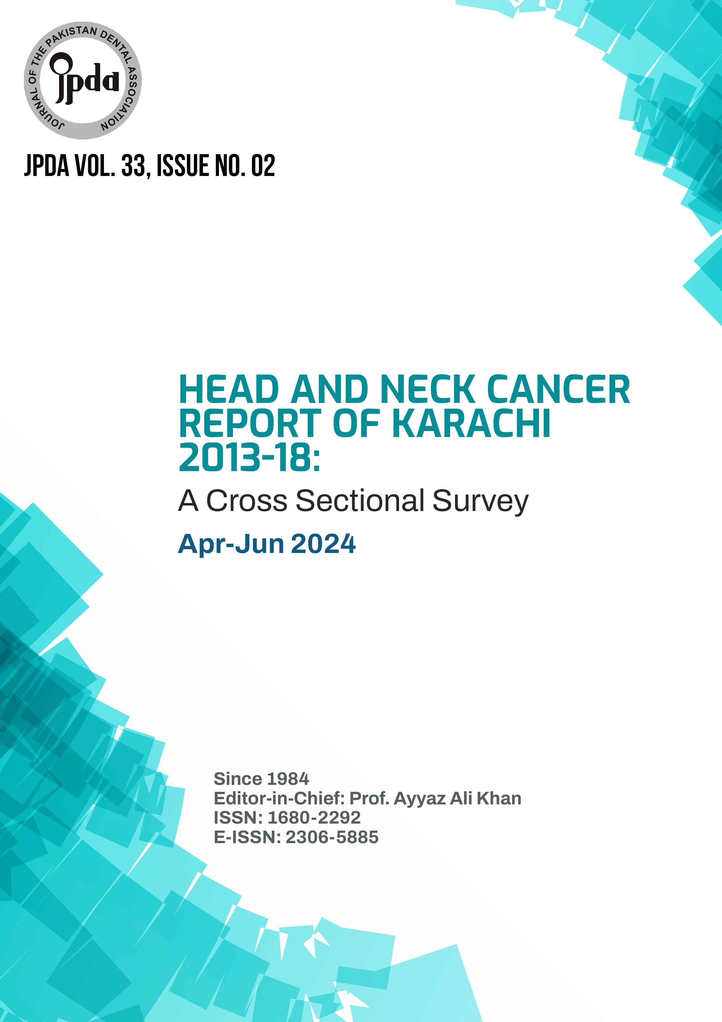 Journal of The Pakistan Dental Association